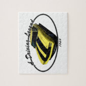 1969 CAMARO Z28 GEEL LEGPUZZEL (Verticaal)