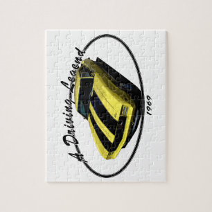 1969 CAMARO Z28 GEEL LEGPUZZEL