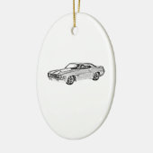 1969 Camaro Z28 Keramisch Ornament (Links)