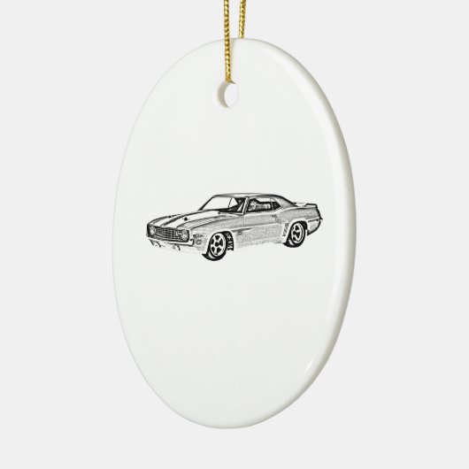 1969 Camaro Z28 Keramisch Ornament (Links)