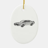 1969 Camaro Z28 Keramisch Ornament (Voorkant)