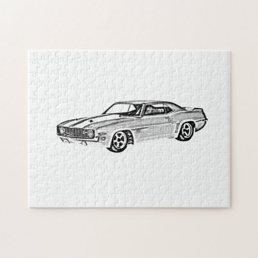 1969 Camaro Z28 Legpuzzel (Horizontaal)