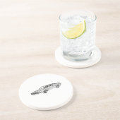 1969 Camaro Z28 Zandsteen Onderzetter (Zijkant)