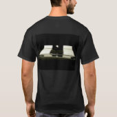 1969 Camaro zwart met witte strepen T-shirt (Achterkant)