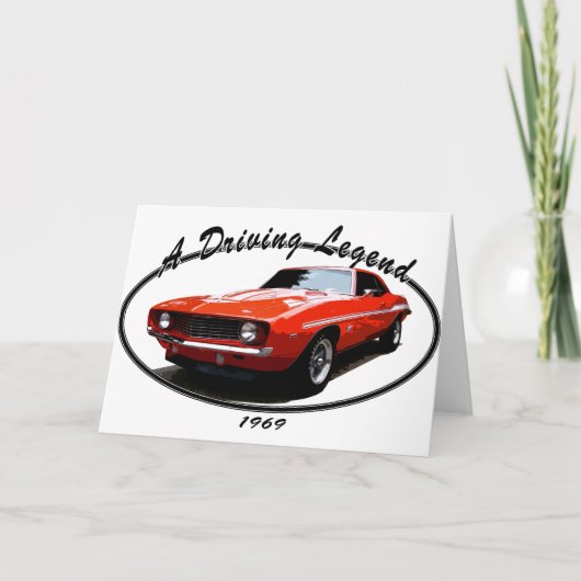 1969 CAMAROJENKO SINAASAPPEL KAART (Voorkant)