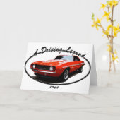 1969 CAMAROJENKO SINAASAPPEL KAART (Gele Bloem)