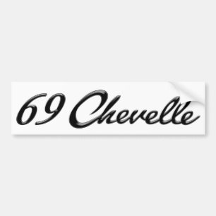 1969 Chevelle bumper sticker