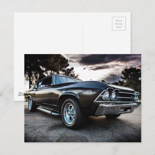 1969 Chevelle Photography Briefkaart (Voorkant / Achterkant)