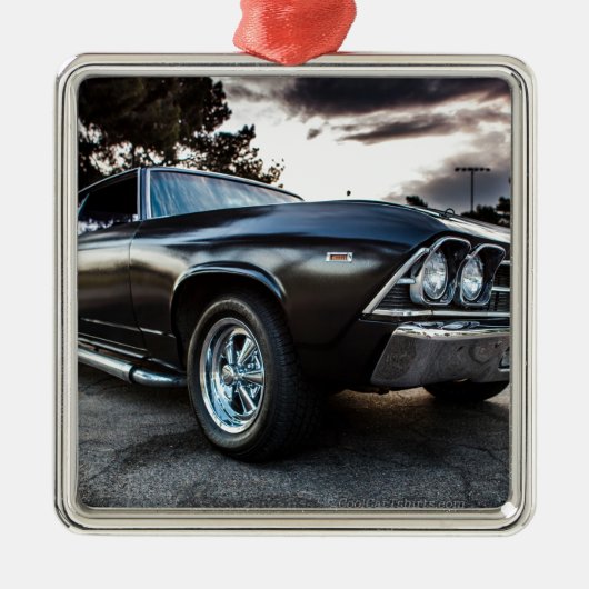 1969 Chevelle Photography Metalen Ornament (Voorkant)