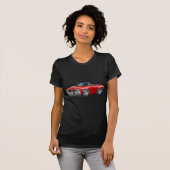 1969 Chevelle Red Convertible T-shirt (Voorkant volledig)