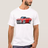 1969 Chevelle Red-White Convertible T-shirt (Voorkant)