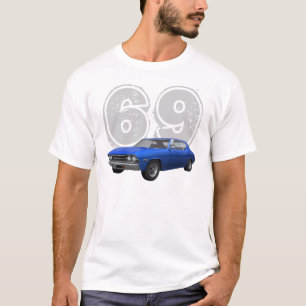 1969 Chevelle SS: Blauwe afwerking: T-shirt