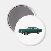 1969 Chevelle SS: Groene finse Magneet (Voorkant / Achterkant)