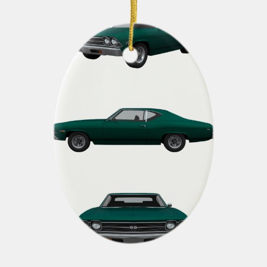 1969 Chevelle SS: Keramisch Ornament (Voorkant)