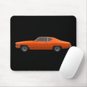 1969 Chevelle SS: Oranje finish: Mousepad Muismat (Met muis)