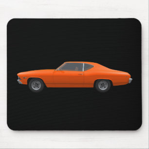 1969 Chevelle SS: Oranje finish: Mousepad Muismat