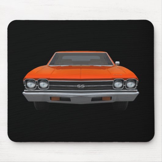 1969 Chevelle SS: Oranje finish: Mousepad Muismat (Voorkant)