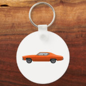 1969 Chevelle SS: Oranje finish Sleutelhanger (Voorkant)