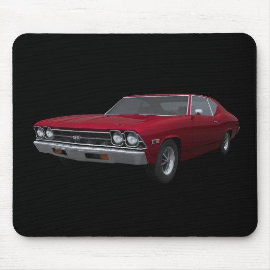 1969 Chevelle SS: Snoep Apple Finish: Mousepad Muismat (Voorkant)
