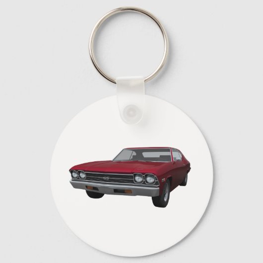 1969 Chevelle SS: Snoep Apple Finish Sleutelhanger (Voorkant)