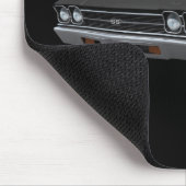1969 Chevelle SS: zwarte finish: Mousepad Muismat (Hoek)