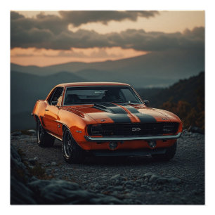 1969 Chevrolet Camaro SS/RS Perfect Poster