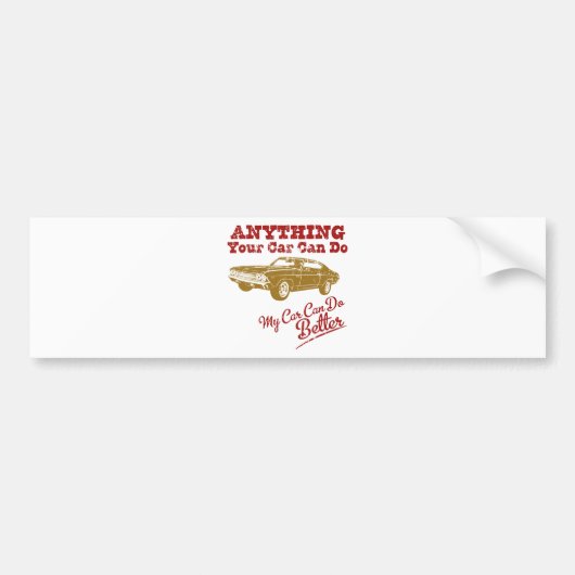 1969 Chevrolet Chevelle 396 SS Bumpersticker (Voorkant)