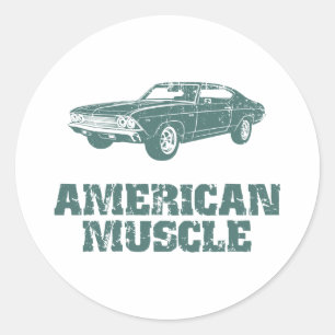 1969 Chevrolet Chevelle 396 SS Ronde Sticker