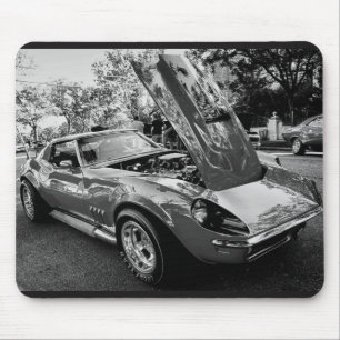 1969 Chevrolet Corvette met bewegingsprestaties En Muismat