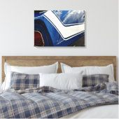 1969 Chevy Camaro canvasprint Canvas Afdruk (Insitu (Slaapkamer))