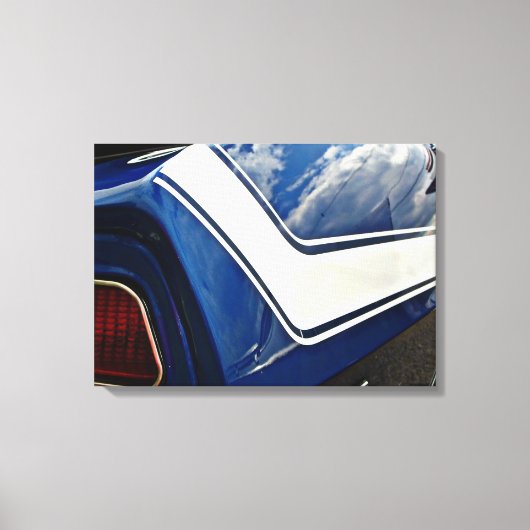 1969 Chevy Camaro canvasprint Canvas Afdruk (Voorkant)