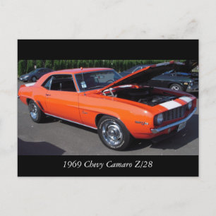 1969 Chevy Camaro Z/28 Briefkaart