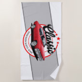 1969 Classic Muscle Car Strandlaken (Voorkant)