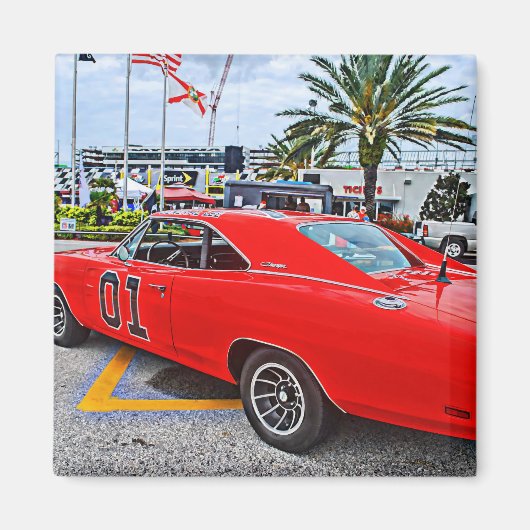 1969 Dodge Charger General Lee Shop Magnet (Voorkant)
