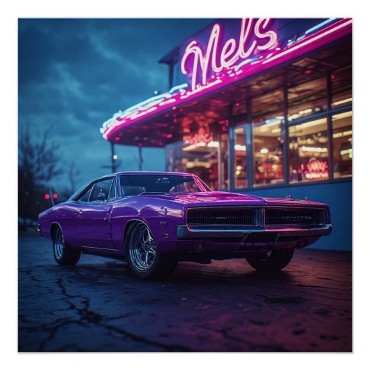 1969 Dodge Charger Perfect Poster (Voorkant)