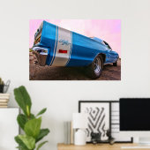 1969 Dodge Coronet R/T Poster (Thuiskantoor)