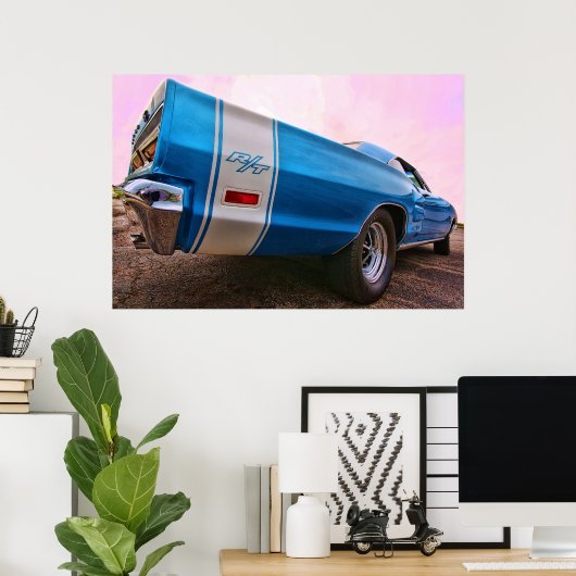 1969 Dodge Coronet R/T Poster (Thuiskantoor)