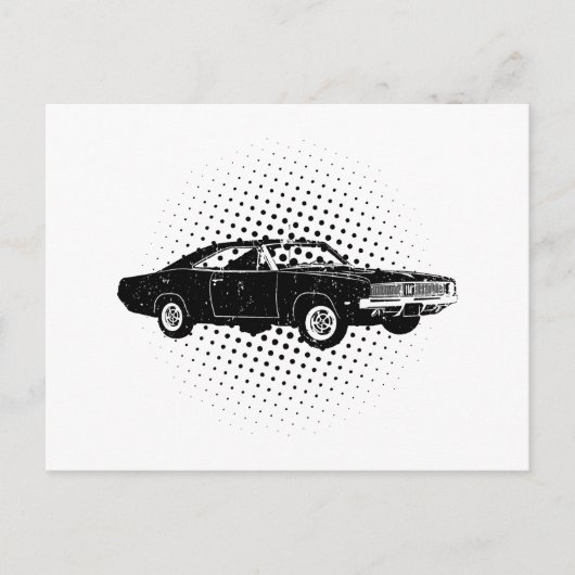 1969 Dodge Hemi-lader Briefkaart (Voorkant)