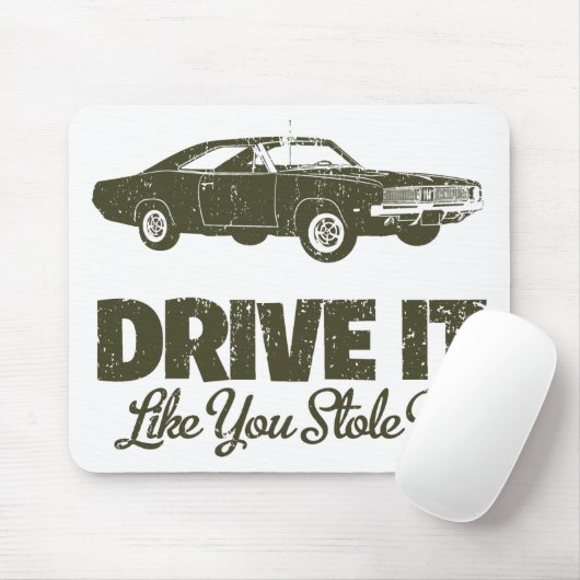 1969 Dodge Hemi-lader Muismat (Met muis)