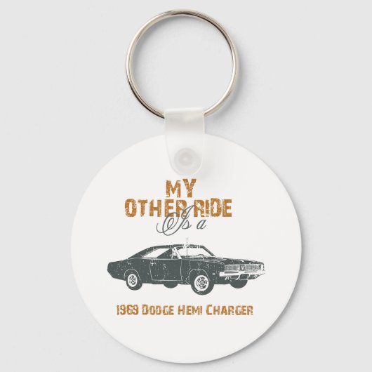 1969 Dodge Hemi-lader Sleutelhanger (Voorkant)