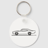 1969 Dodge-lader Sleutelhanger (Voorkant)