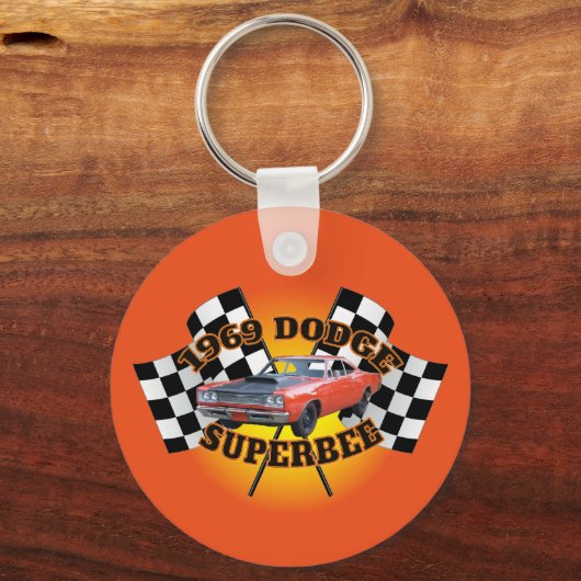 1969 Dodge Super Bee Sleutelhanger. Sleutelhanger (Voorkant)