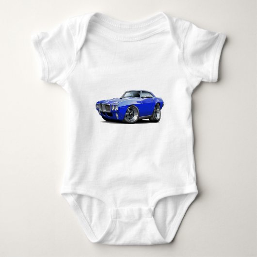 1969 Firebird Blue Car Romper (Voorkant)