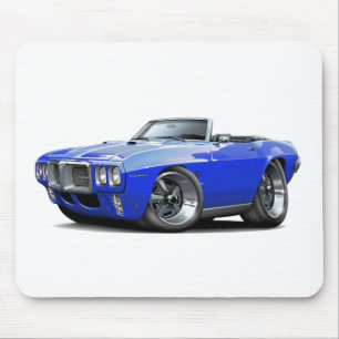 1969 Firebird Blue Convertible Muismat