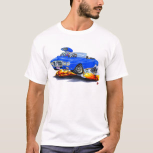 1969 Firebird Blue Convertible T-shirt