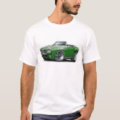 1969 Firebird Dark Green Convertible T-shirt (Voorkant)