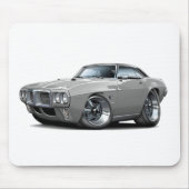 1969 Firebird Grey-Black Top Car Muismat (Voorkant)