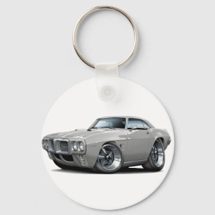 1969 Firebird Silver Car Sleutelhanger