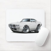 1969 Firebird White Car Muismat (Met muis)