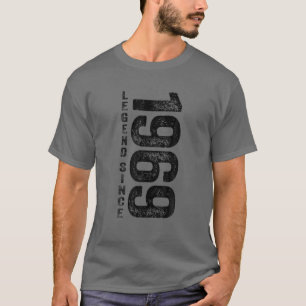 1969 geboorte legend sinds 1969 schenkingen gebore t-shirt